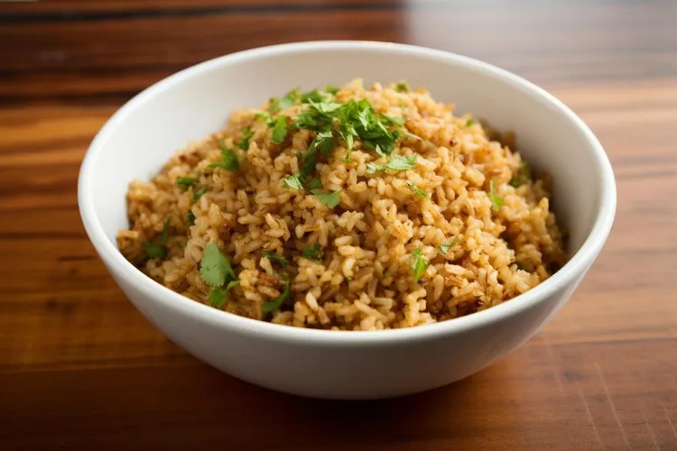 Easy chicken and onion pilaf