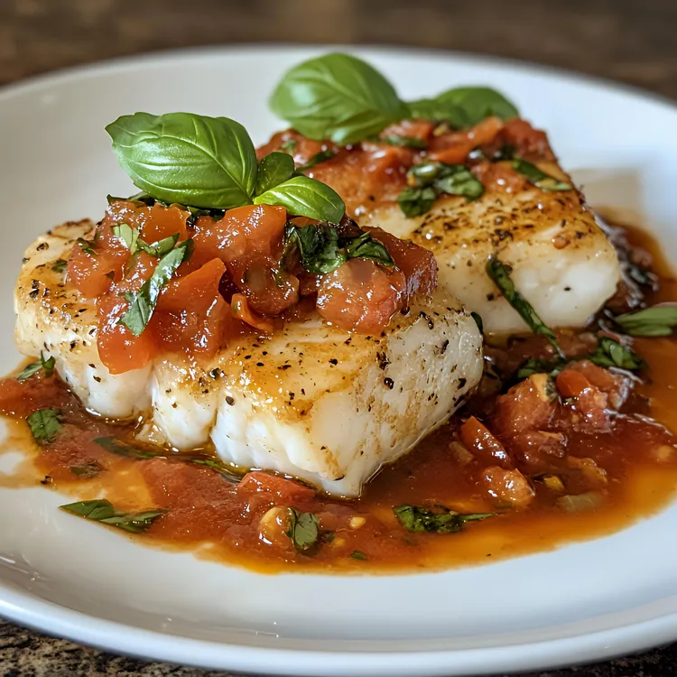 Fish with ratatouille