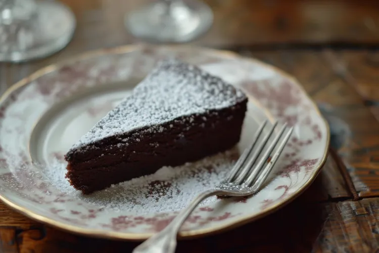 Flourless chocolate cake