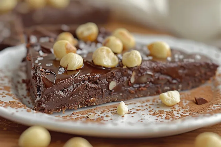 Fudgy chocolate & hazelnut cake