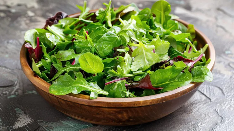Fresh and zesty green salad