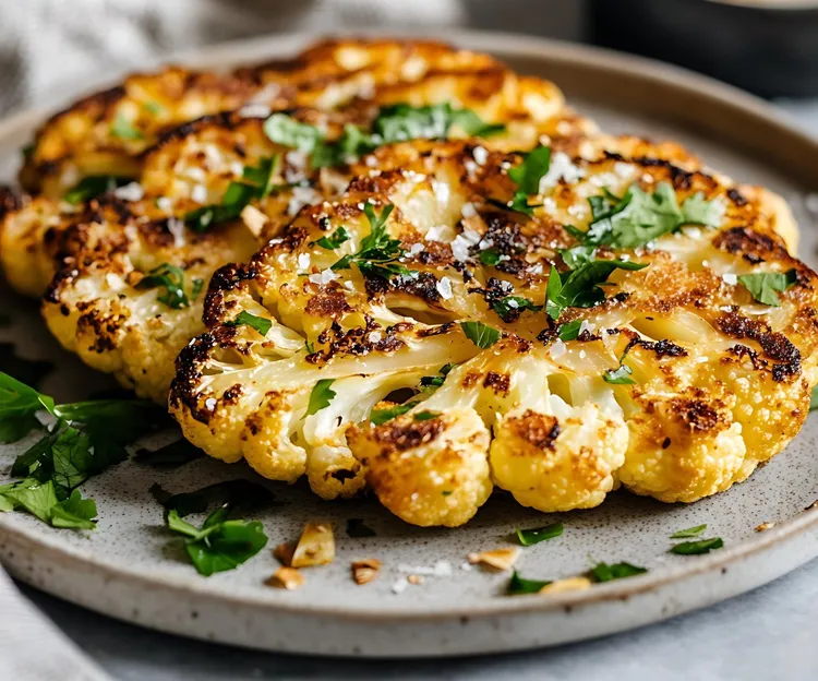 Grilled cauliflower