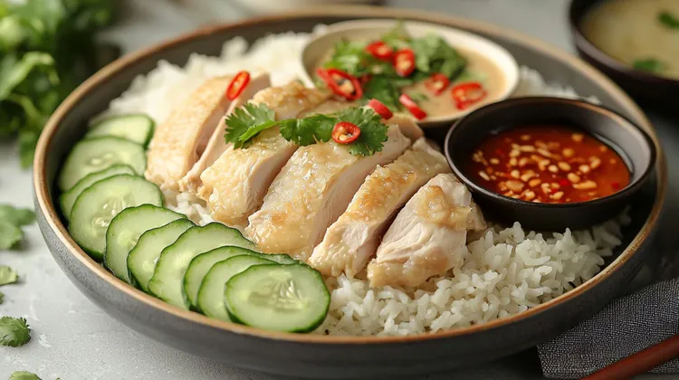 Hainanese chicken rice