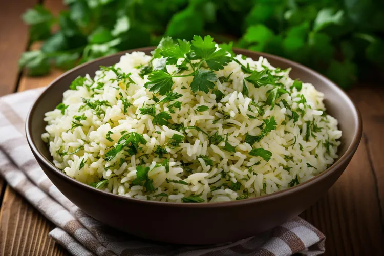 Herbed rice with onions