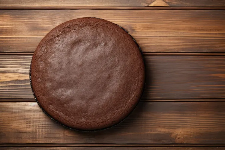 Homemade chocolate cake