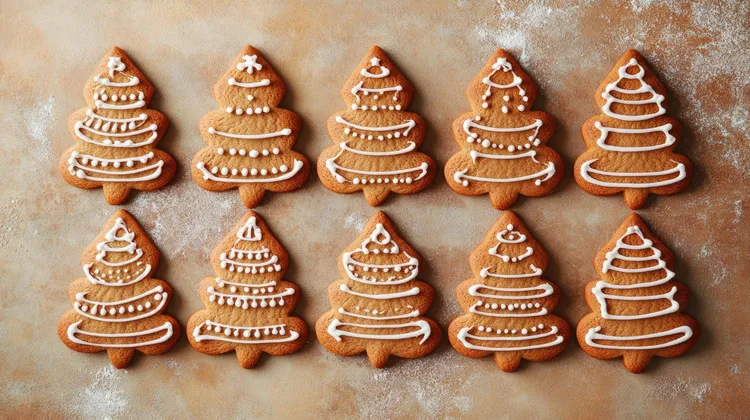 Honey and cinnamon christmas trees