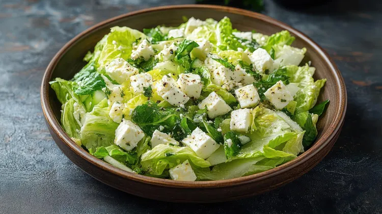 Iceberg lettuce salad