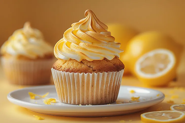 Lemon meringue cupcakes