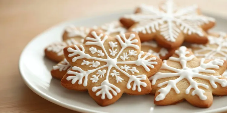 Lemon snowflakes
