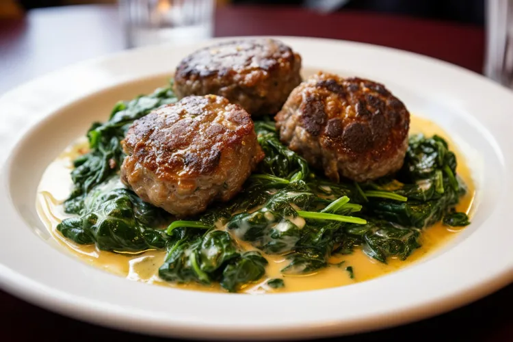 Maple pork meatballs