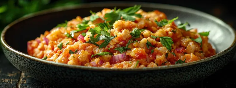 Mexican cauliflower rice (coliflor arroz rojo)