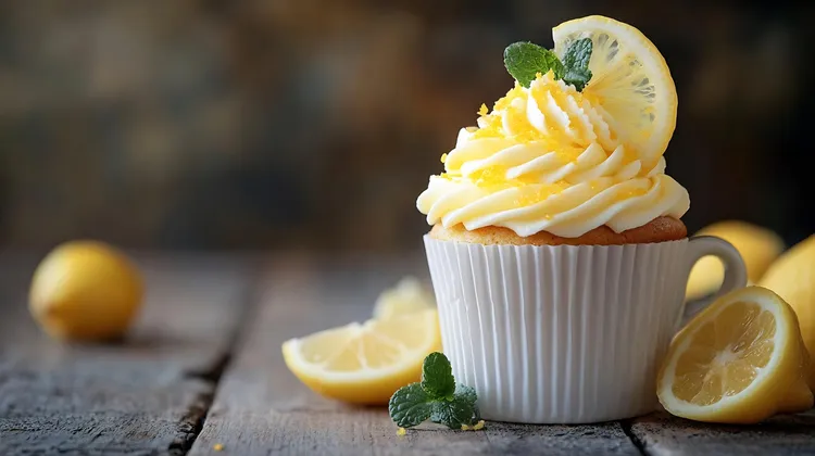 Microwave lemon delicious in a mug