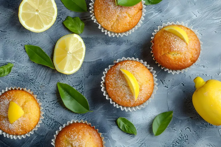 Mini lemon delicious puddings