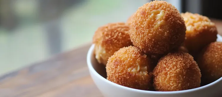 Mushroom risotto balls