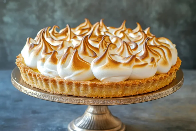 Orange meringue pie