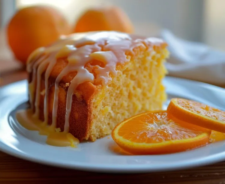 Orange yoghurt cake