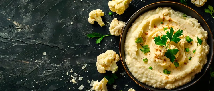 Parmesan and cauliflower mash