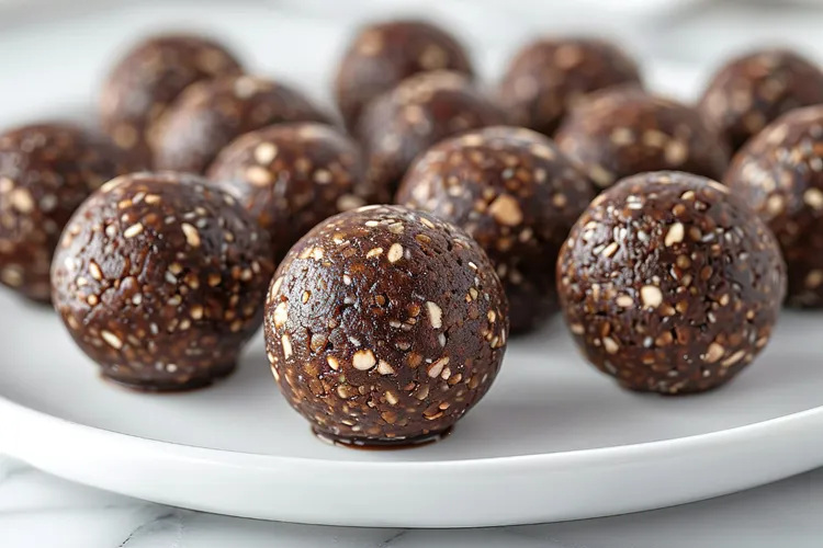 Peanut butter brownie bliss balls