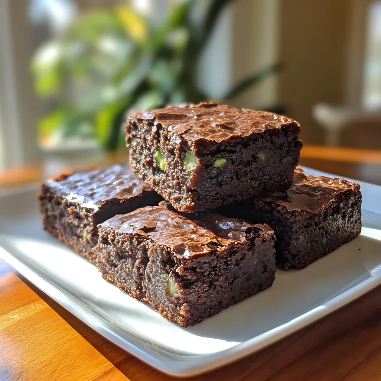 Pistachio brownies