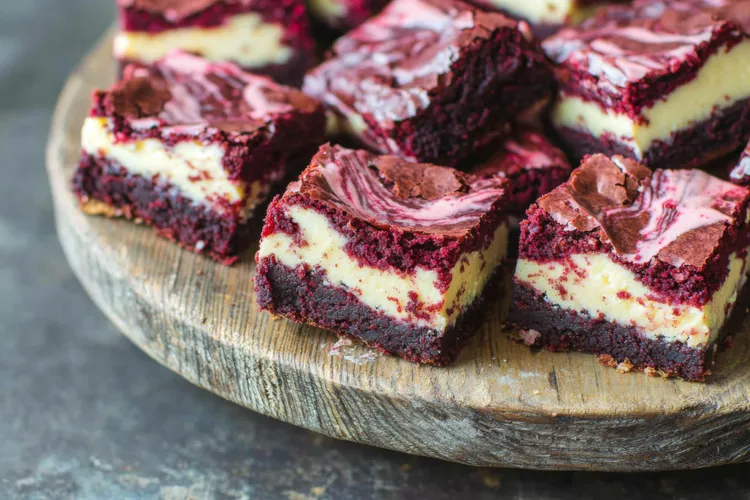 Raspberry cheesecake brownies