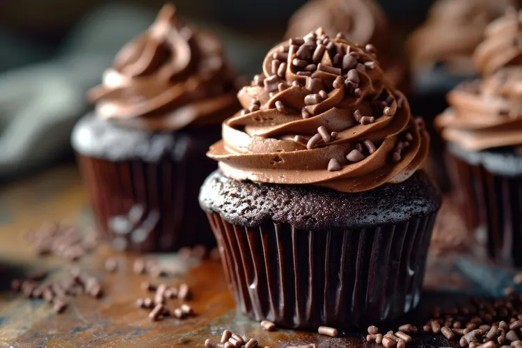 Rich chocolate cupcakes