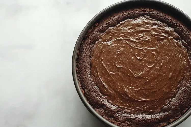 Rich chocolate dessert cake