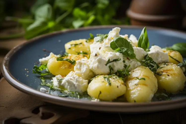 Ricotta gnocchi with butter