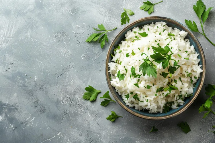 Sesame-cilantro rice
