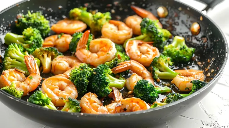 Shrimp & broccoli stir-fry
