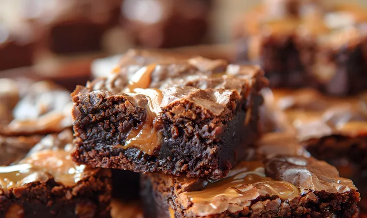 Slow cooker peanut butter brownie