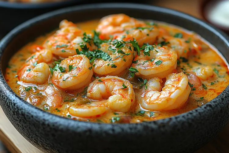 Thai shrimp curry