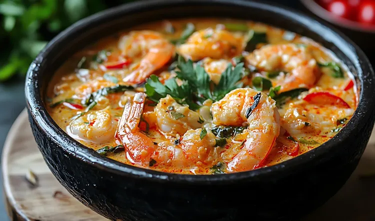 Thai shrimp curry