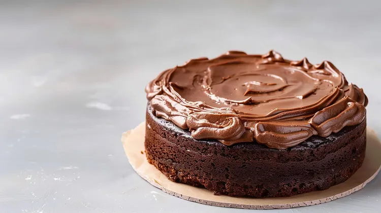 Triple-chocolate poke cake