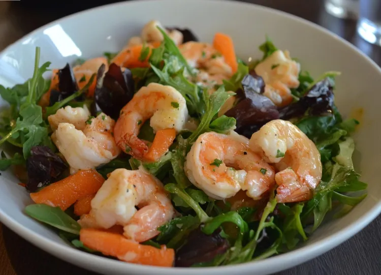 Vietnamese-style shrimp salad