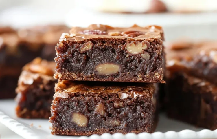 Fudgy walnut brownies