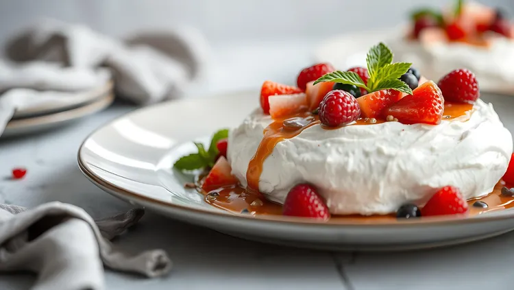 Air fryer pavlova