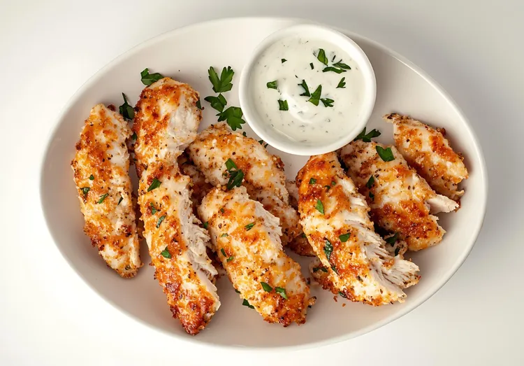 Bake chicken strips
