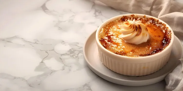 Baked orange creams