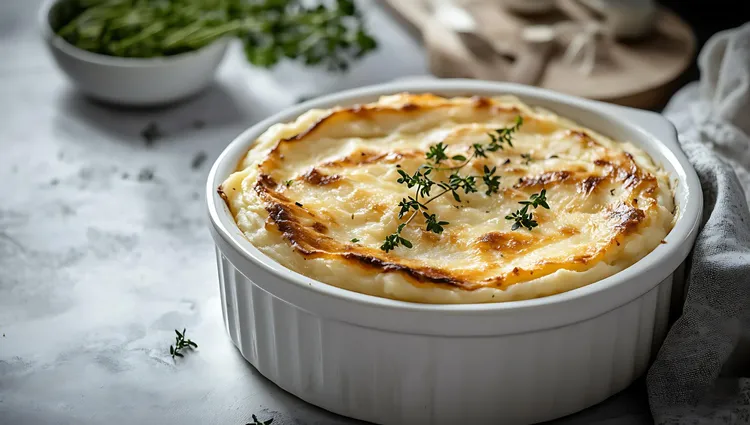 Baked ricotta with parmesan and thyme