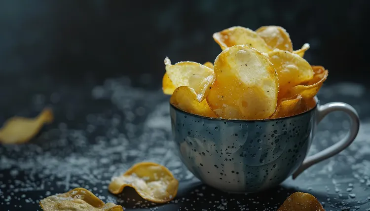 Homemade potato chips