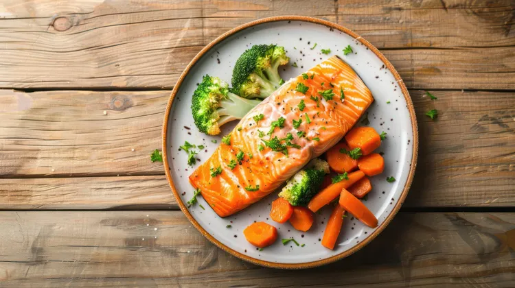 Brown sugar & lime-glazed salmon