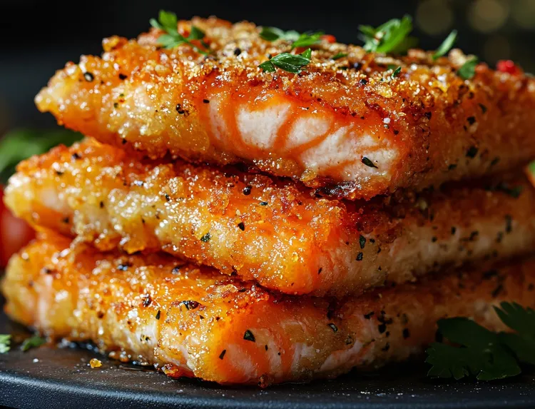 Buffalo baked salmon