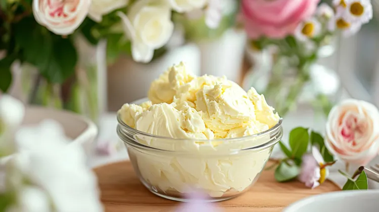 Burnt butter ice-cream