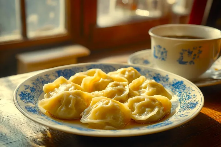 Caramel dumplings
