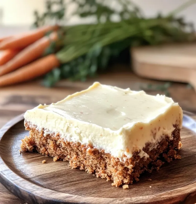 Carrot cake with cream cheese frosting