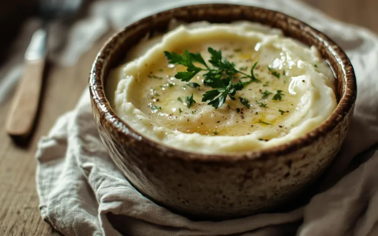 Celery and truffle butter mash