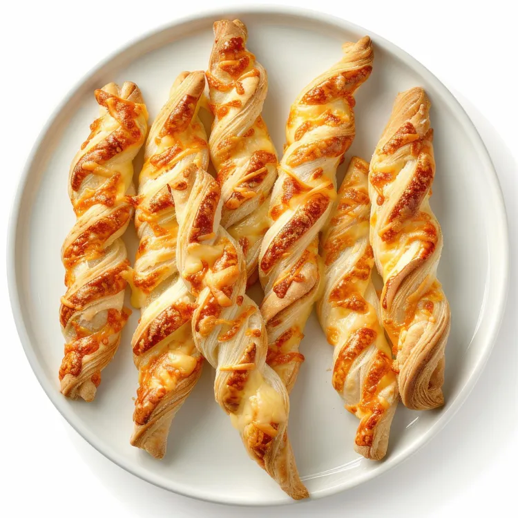 Cheddar pastry twists