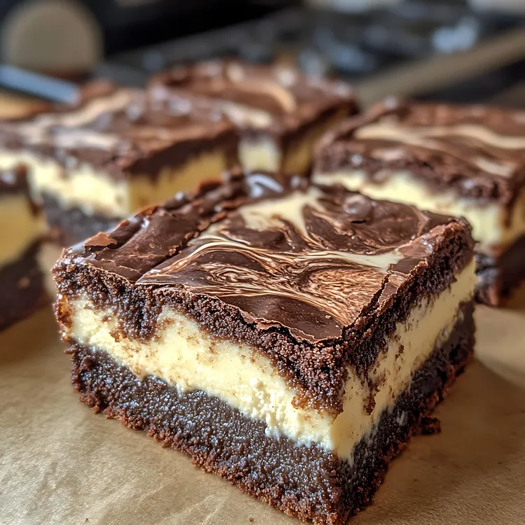 Cheesecake brownies