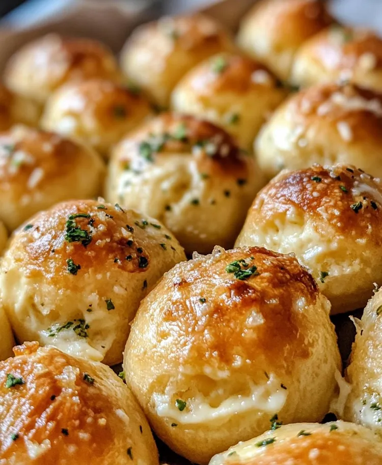 Cheesy garlic bread pull-apart