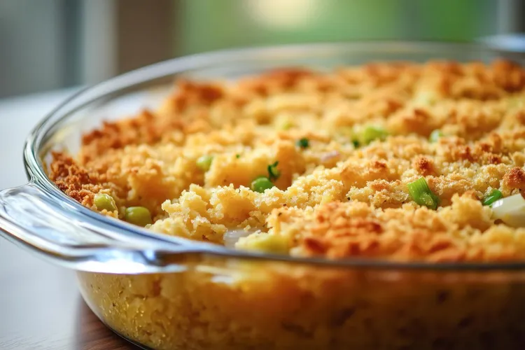 Cheesy mashed potato bake